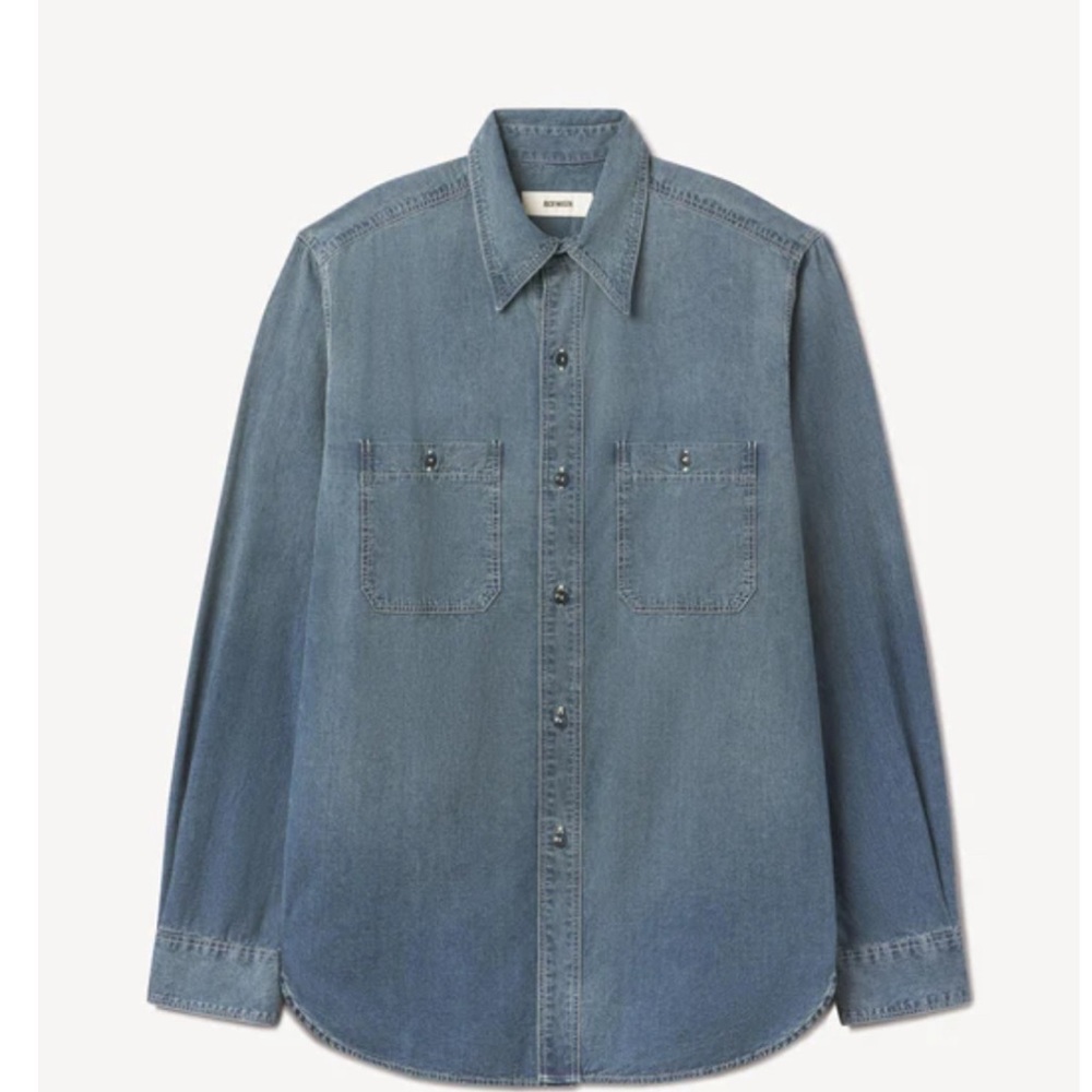 Men's Blue Denim Shirt
